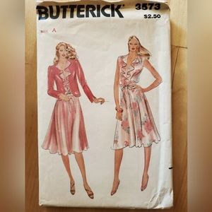 Vintage Dress and Jacket pattern  Butterick 3573